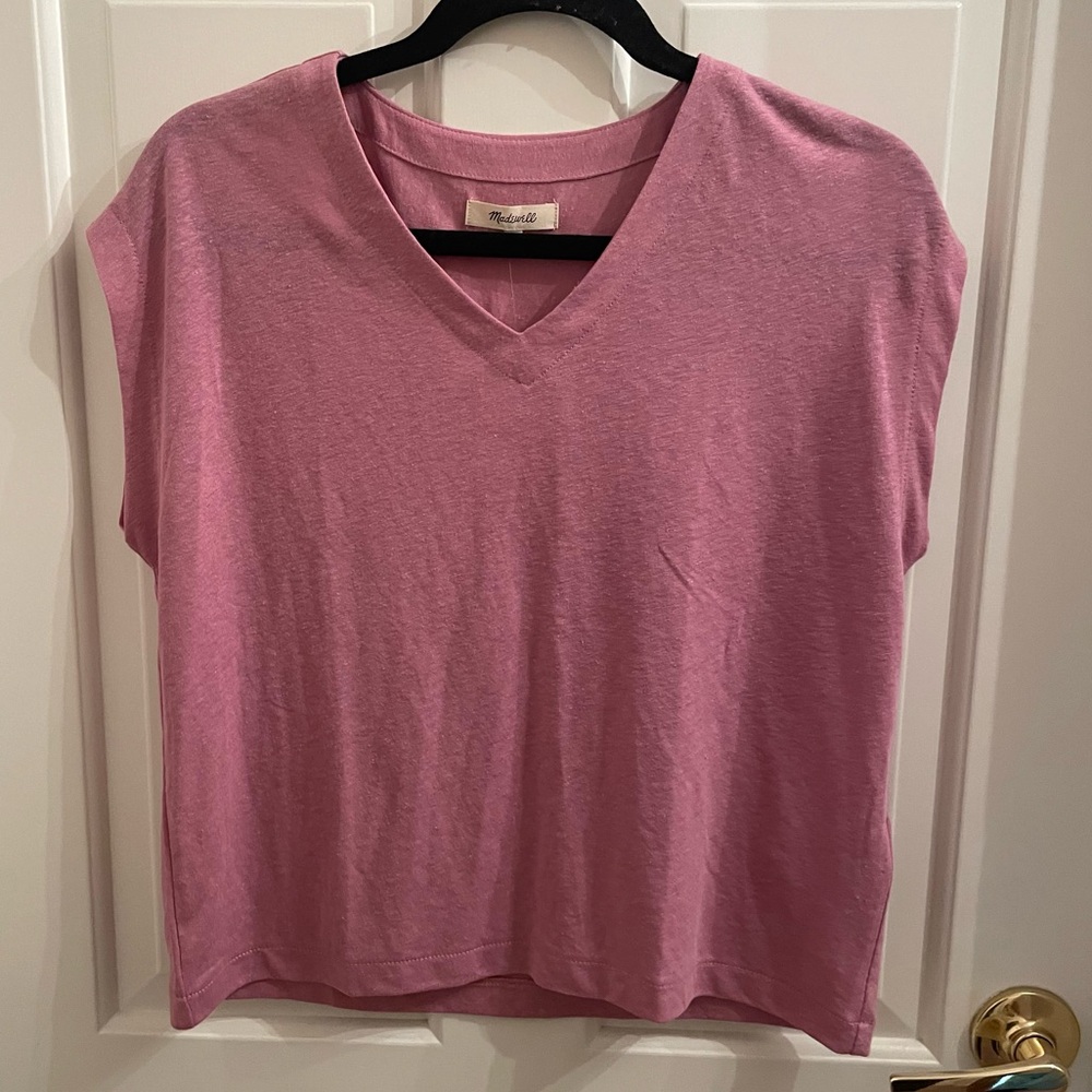 Madewell Linen Blend Top